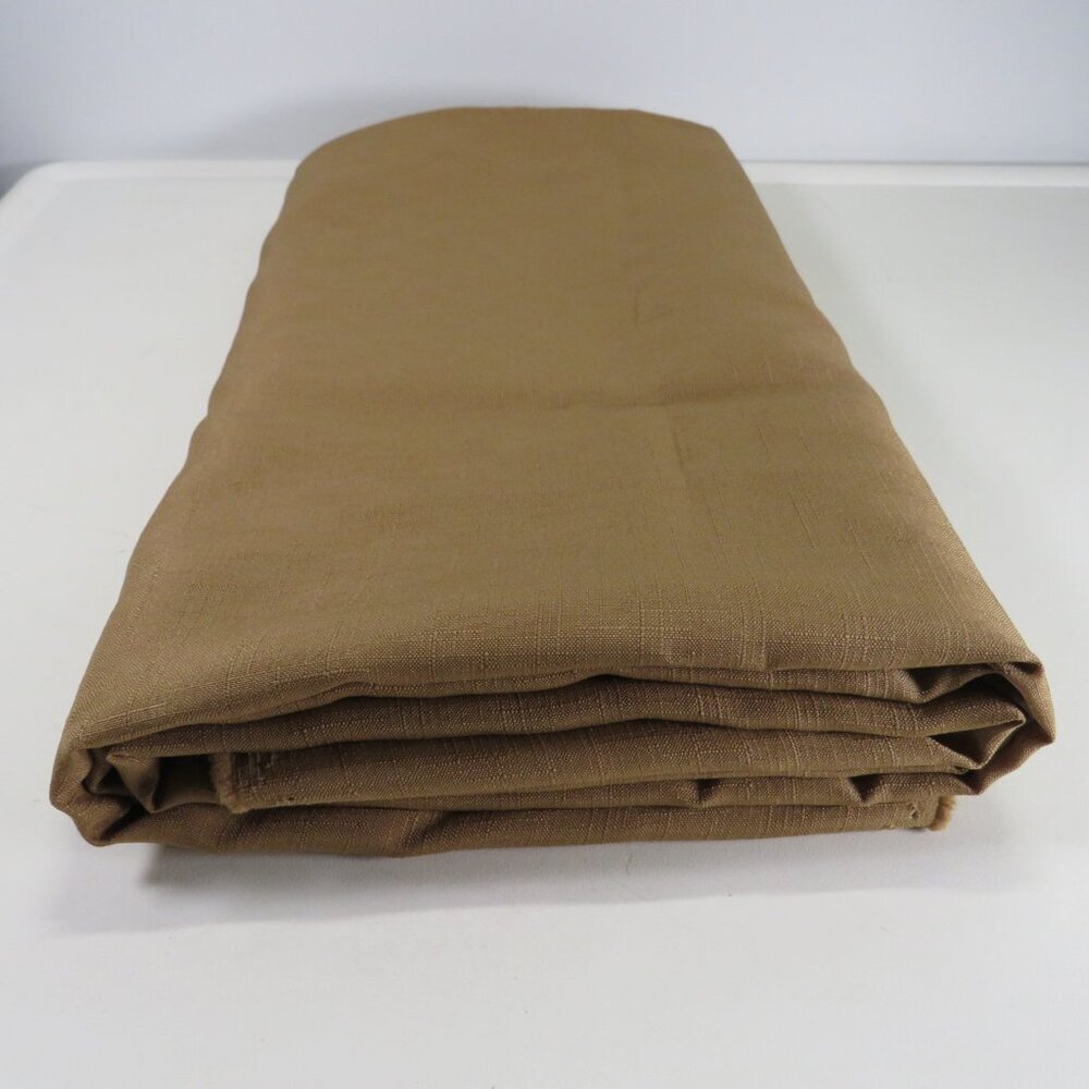 Warm Tan FABRIC 100% polyester light weight, slightly textured 58" wide 3 yards